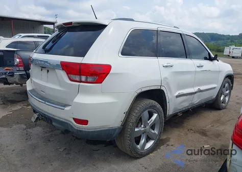 2012 Jeep Grand Cherokee Overland z USA, uszkodzony, nr VIN 1C4RJFCT9CC192146